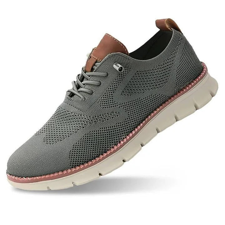 Cushioned Sole Urban Walking Sneakers with Breathable Design