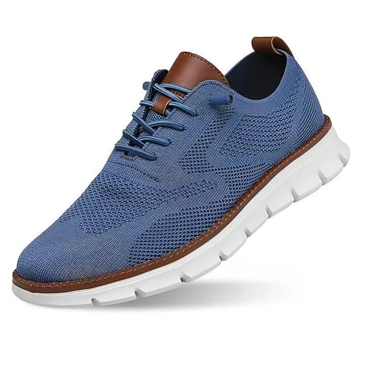 Cushioned Sole Urban Walking Sneakers with Breathable Design