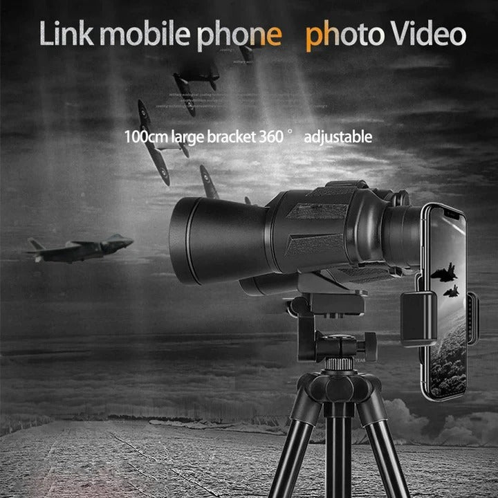20x Zoom Binoculars with BAK4 Prism and Smartphone Mount