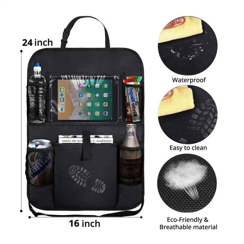 Multi-Pocket Storage Organizer for Backseat of Car