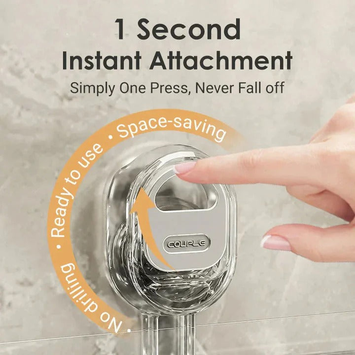 Suction Cup Shower Storage Organizer - Waterproof, Holds 11 lbs