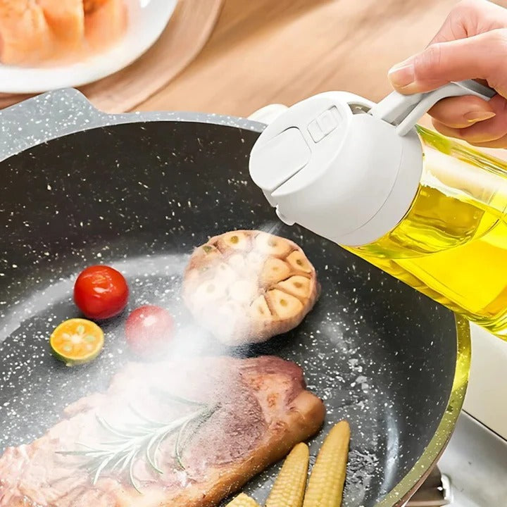 Cooking Oil Spray and Mist Bottle – 2-in-1 Kitchen Tool