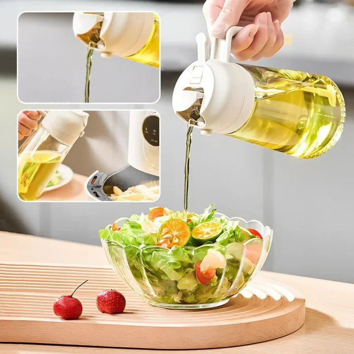 Cooking Oil Spray and Mist Bottle – 2-in-1 Kitchen Tool