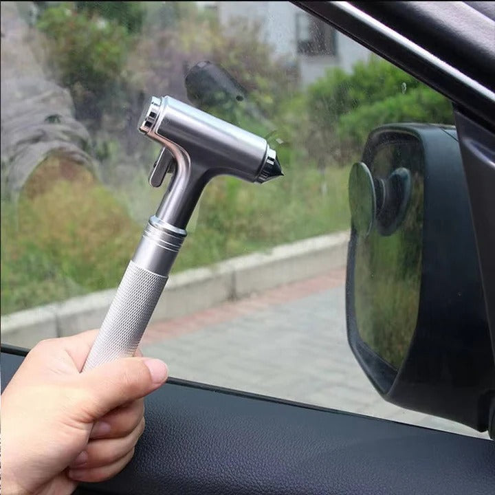 Set of 3 Emergency Escape Hammers with Seatbelt Cutters for Cars