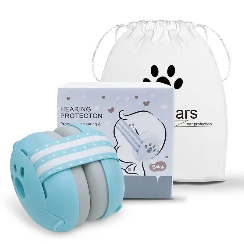 Adjustable Headband Earmuffs for Infants - Noise Reduction Support