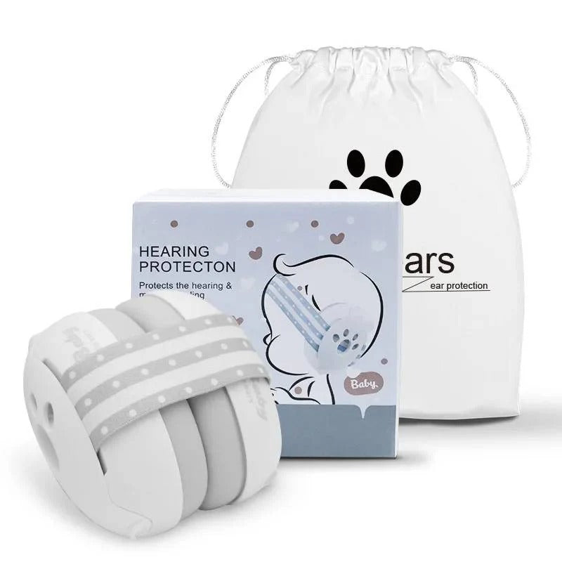 Adjustable Headband Earmuffs for Infants - Noise Reduction Support