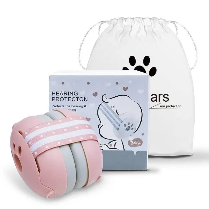 Adjustable Headband Earmuffs for Infants - Noise Reduction Support