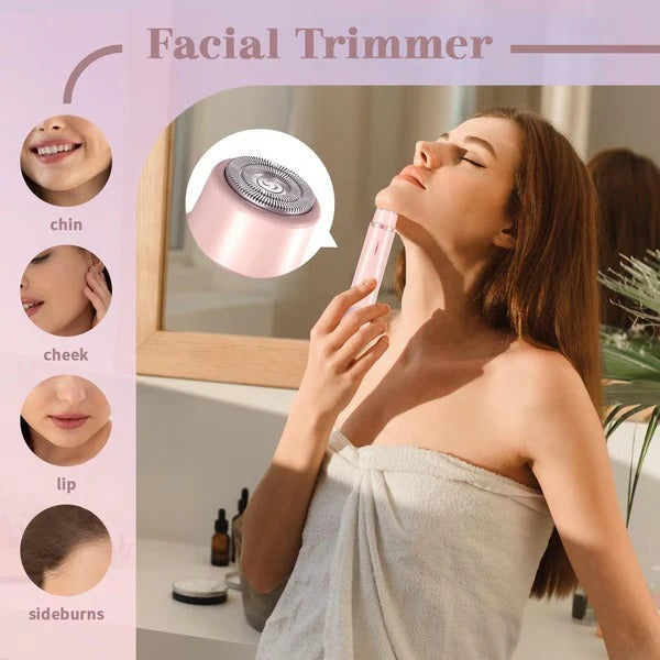 Rechargeable Body Shaver for Women with Bikini Trimming Attachment