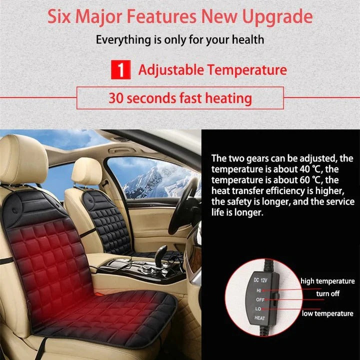 Adjustable Heated Cushion for Car Seats