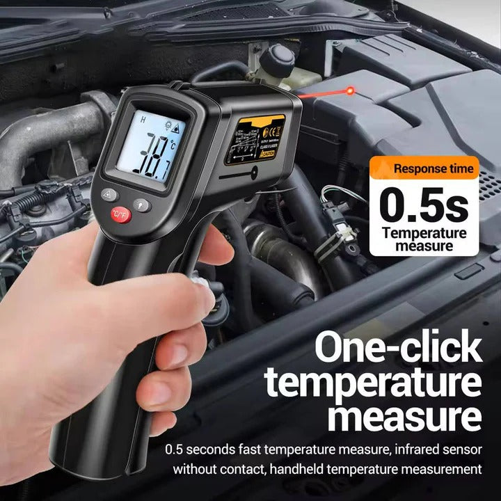 Non-Contact Surface Temperature Infrared Laser Thermometer - All-in-One