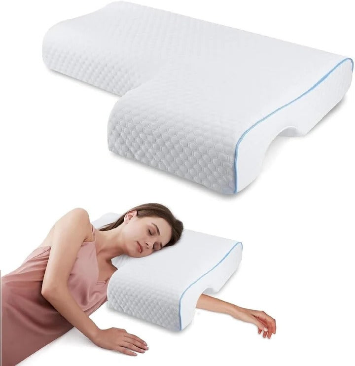 Orthopedic Support Cuddle Pillow for Couples with Arm Tunnel