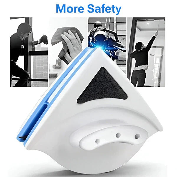 Magnetic Window Cleaner Tool for Glass - Dual Sided Design