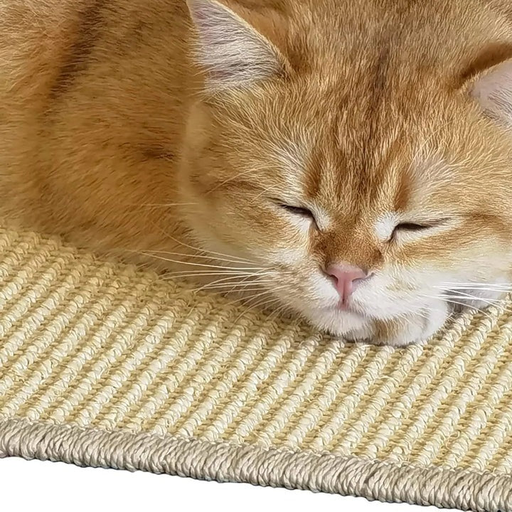 Sisal Cat Scratching Mat for Wall and Floor Installation