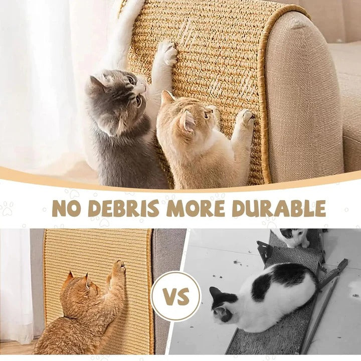 Sisal Cat Scratching Mat for Wall and Floor Installation