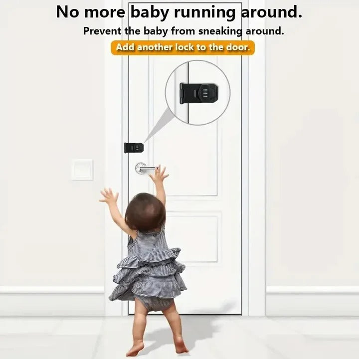 Keyless Entry 3-Digit Combination Lock for Cabinets with Screws