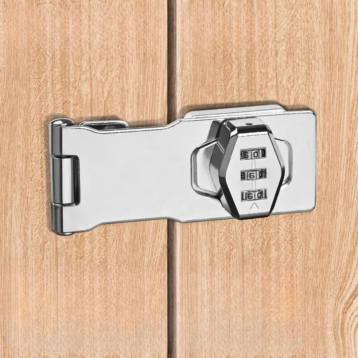 Keyless Entry 3-Digit Combination Lock for Cabinets with Screws