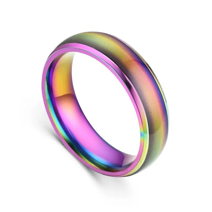 Color Changing Temperature Band Mood Ring for Both Genders
