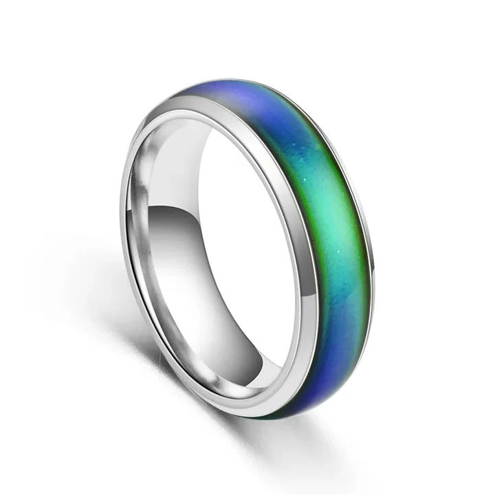 Color Changing Temperature Band Mood Ring for Both Genders