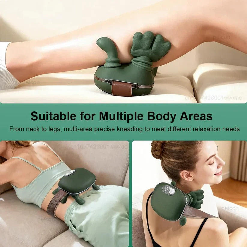Neck and Back Massager with Heat – 4D Shiatsu Therapy