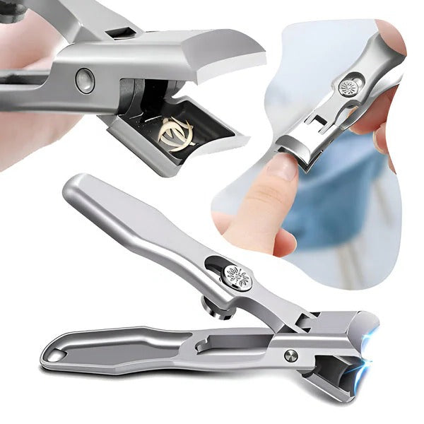 Compact Portable Nail Clipper in Stainless Steel for Travel