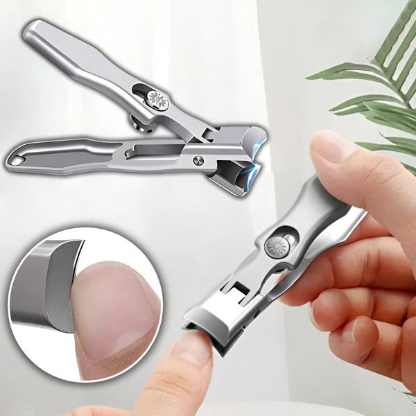 Compact Portable Nail Clipper in Stainless Steel for Travel