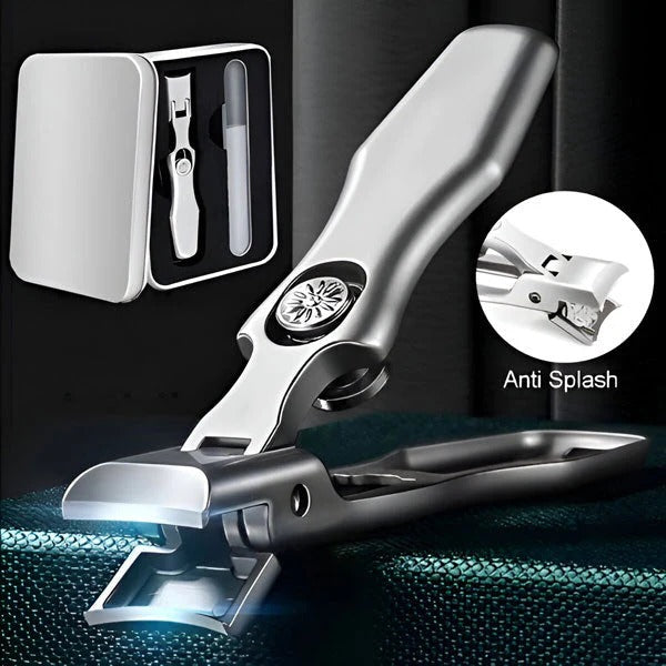 Compact Portable Nail Clipper in Stainless Steel for Travel