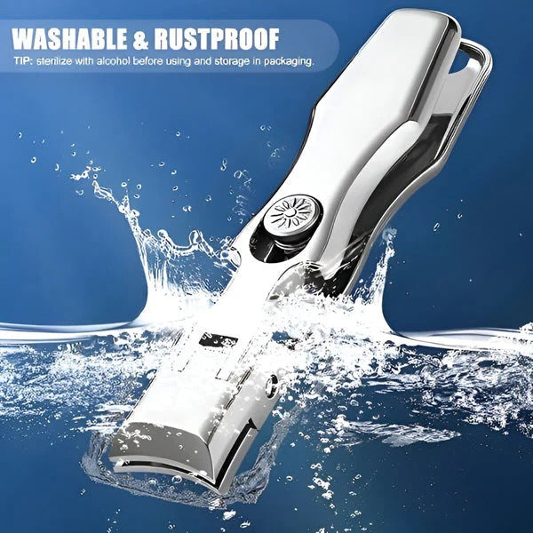 Compact Portable Nail Clipper in Stainless Steel for Travel