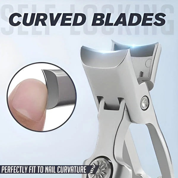 Compact Portable Nail Clipper in Stainless Steel for Travel