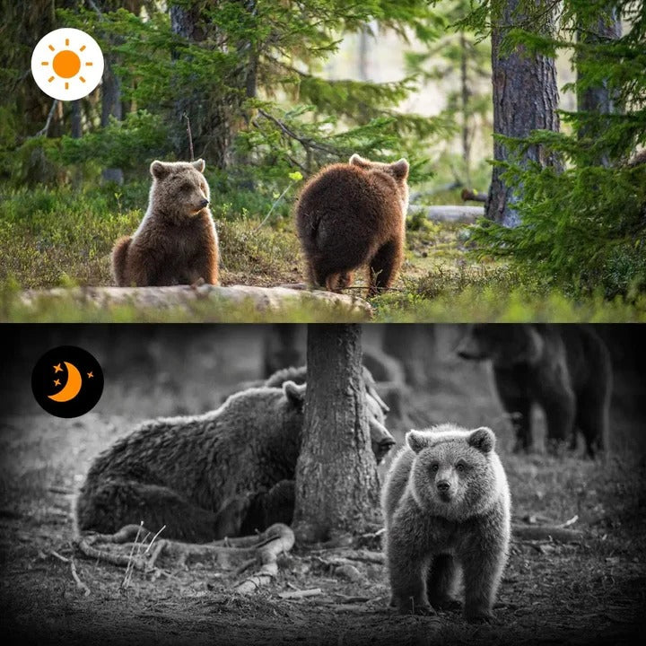 Hunting Camera with Wide Angle Lens and Improved Infrared Night Vision