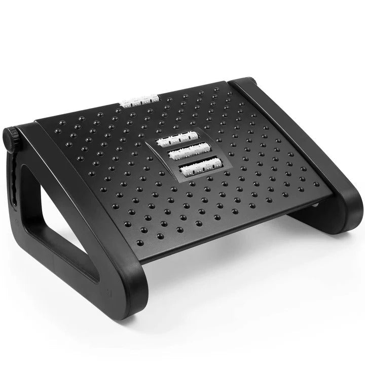 Non-Slip Under Desk Foot Rest Cushion with Adjustable Ergonomic Design