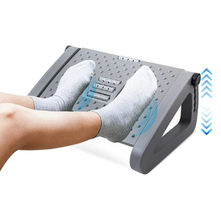 Non-Slip Under Desk Foot Rest Cushion with Adjustable Ergonomic Design