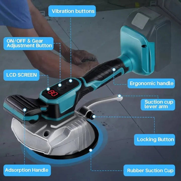 Tile Leveling Tool with Suction Base for Wall and Floor Installation