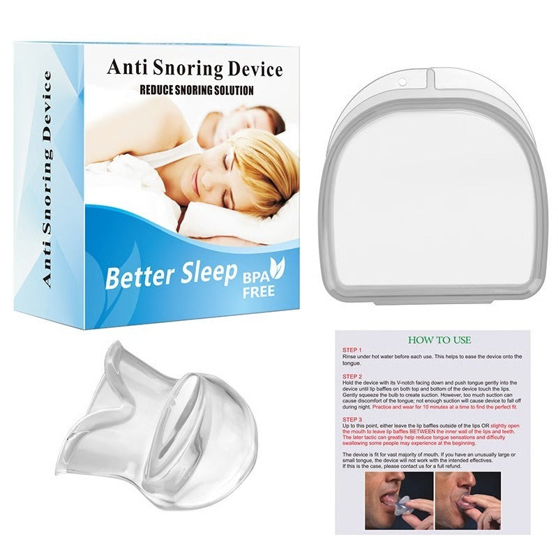 Anti-Snore Mouthpiece to Enhance Airway Function and Sleep Quality