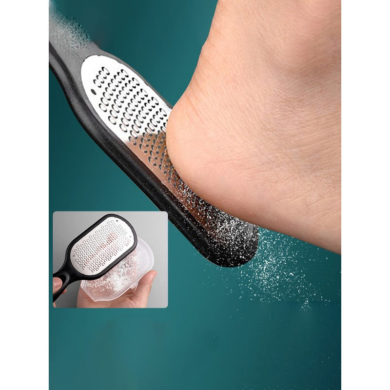 Coarse Surface Stainless Steel Foot Scraper for Callus and Dead Skin Removal