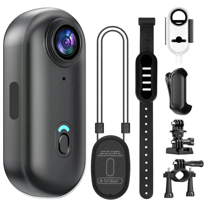4K Ultra HD Sports Camera with 128GB Memory Card – Waterproof and Portable