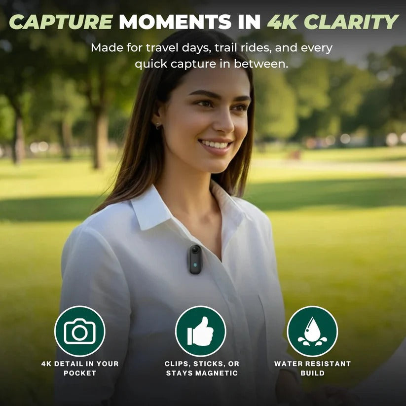 4K Ultra HD Sports Camera with 128GB Memory Card – Waterproof and Portable