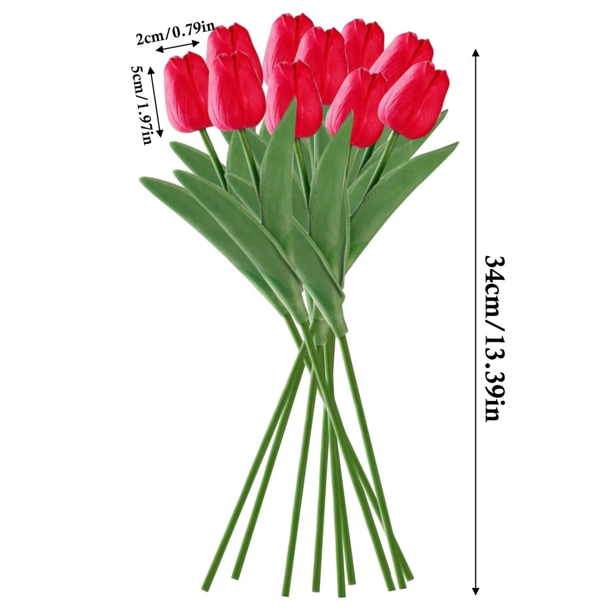 Silk Bloom Flower Arrangement Set – 10 Artificial Spring Stems