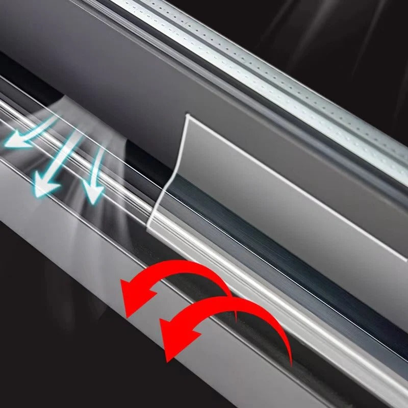 16.4 Feet Clear Door Seal Strip for Draft and Gap Protection