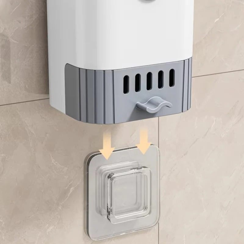 Wall-Mounted Holder for Flexible Toilet Brush - Modern Bathroom Organizer