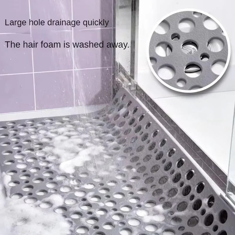 Non-Slip Shower Mat with Extra-Porous TPE to Prevent Mold