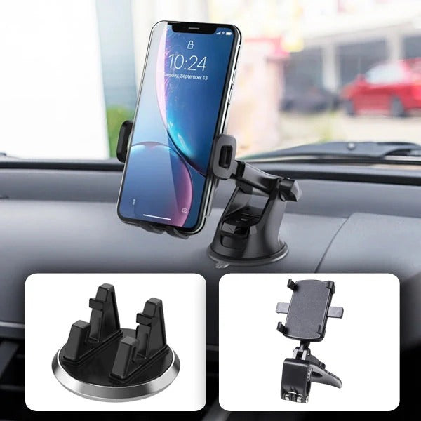 Car Phone Holder for Dashboard with Stable Grip Base