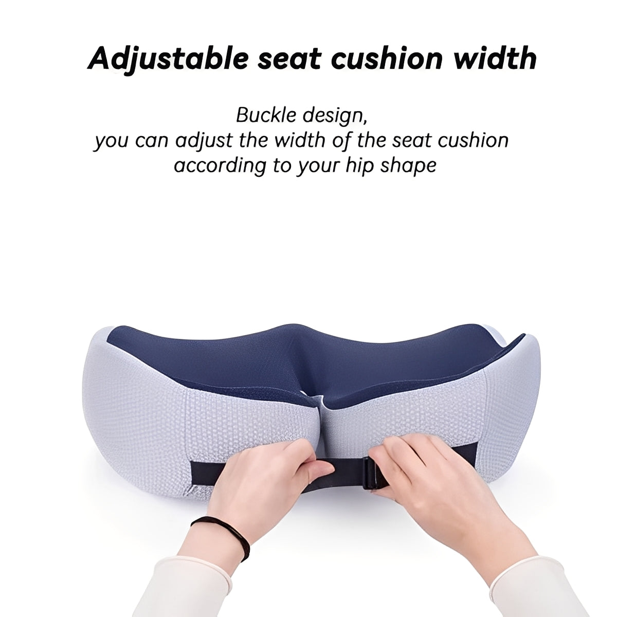 Memory Foam Seat Cushion for Adjustable Sitting Comfort