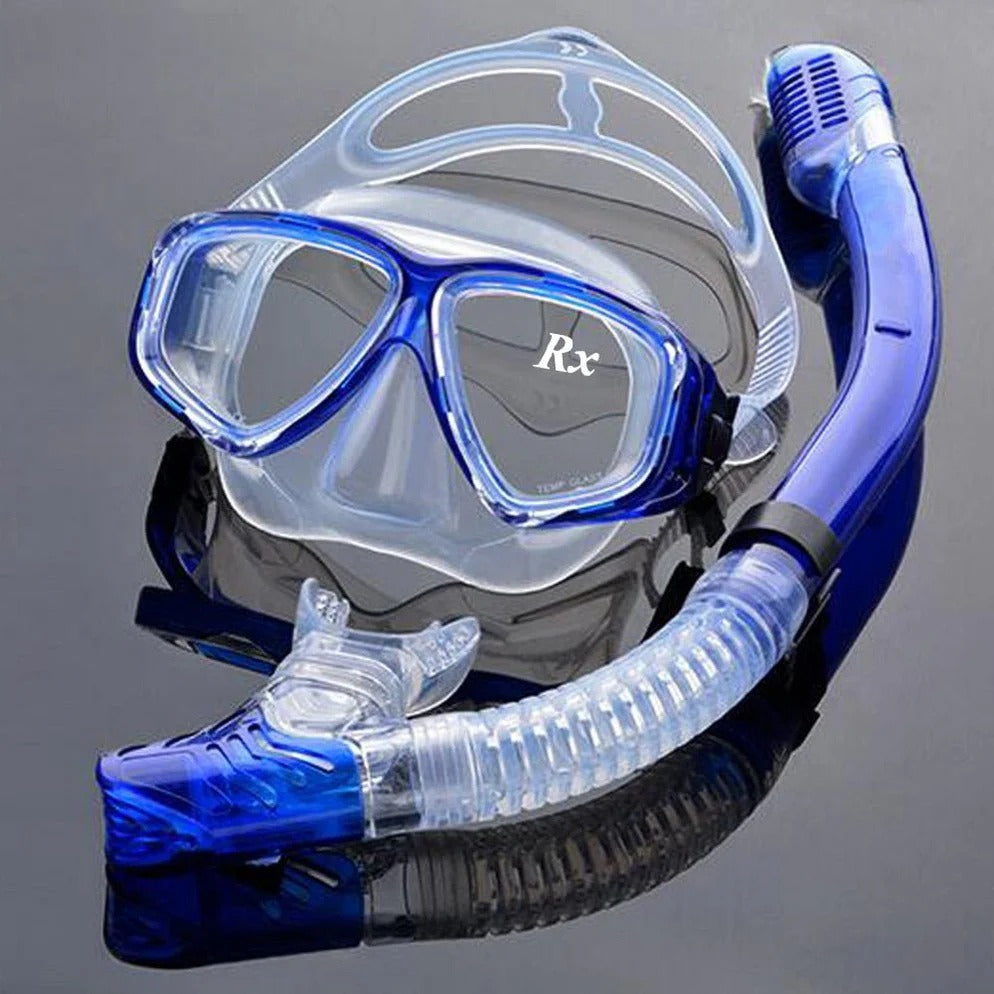 Adjustable Silicone Strap Scuba Diving Mask with Tempered Glass