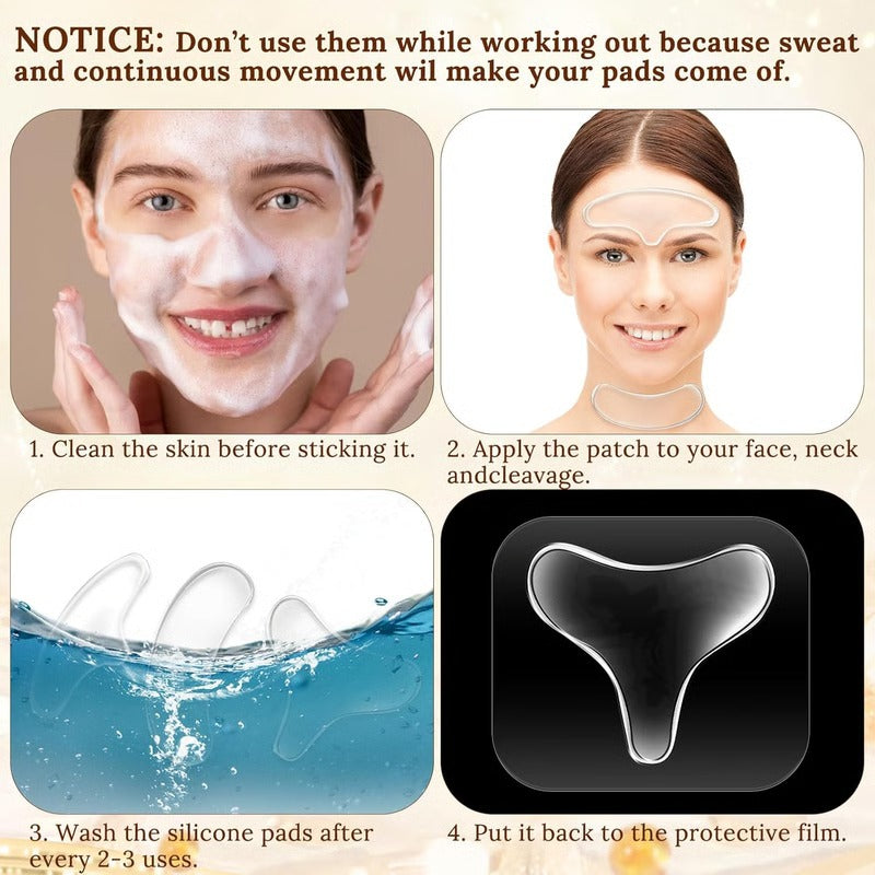 Clear Skin Care Patches for Chest Firming and Anti-Aging