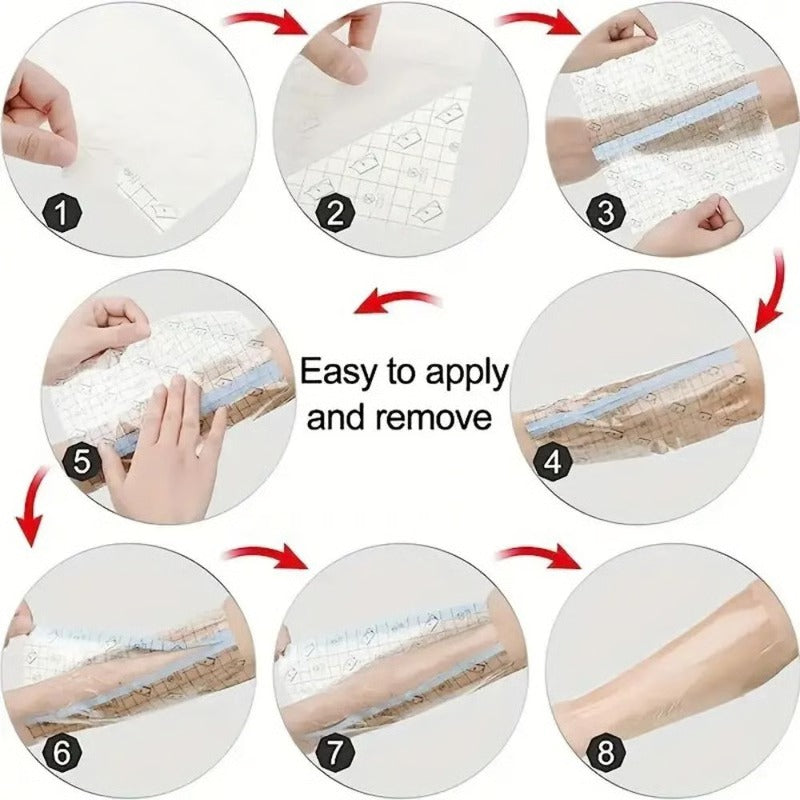 Waterproof Transparent PU Adhesive Bandages for Tattoo and Shower Use