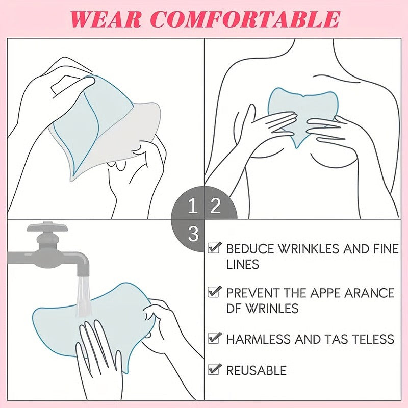 Clear Skin Care Patches for Chest Firming and Anti-Aging