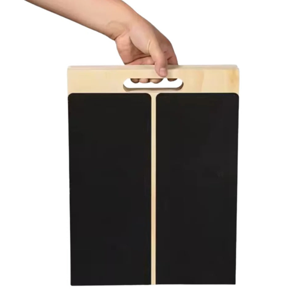 Adjustable Wooden Slant Board with Five Levels for Stretching and Exercise