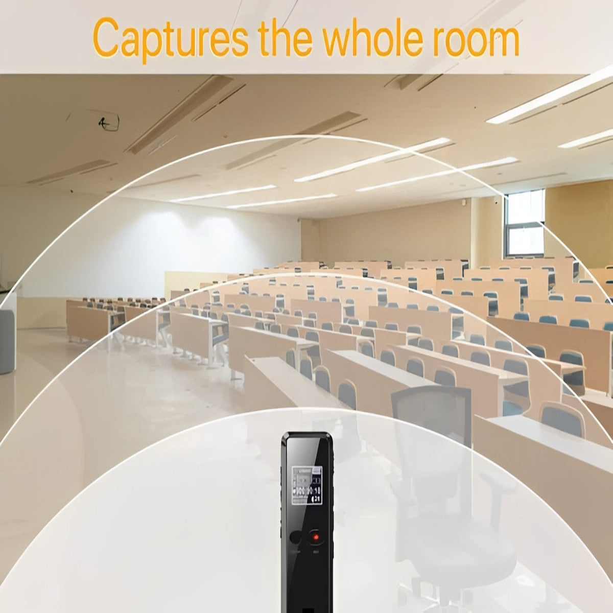 Voice Recorder with Automatic Save Feature and Integrated Speaker