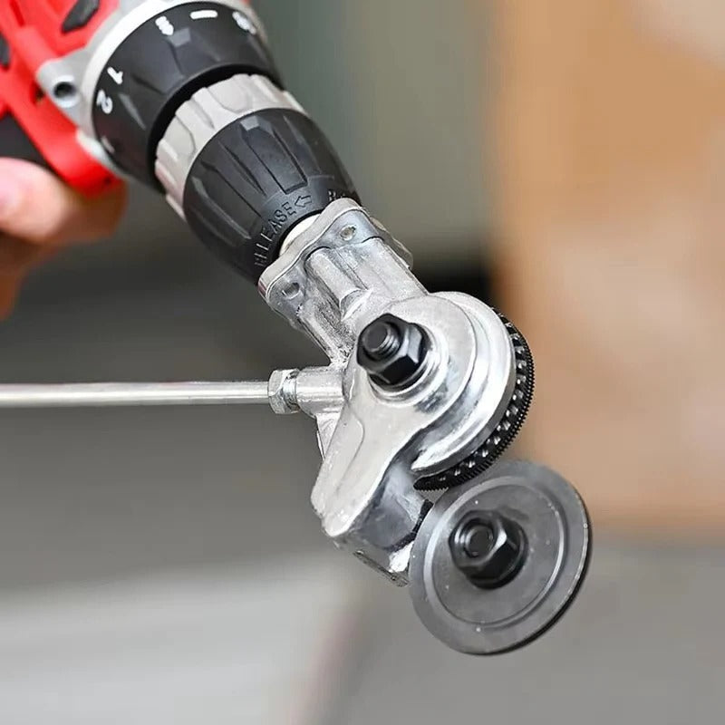 Drill Attachment for Metal Plate Cutting – Precision Nibbling Tool