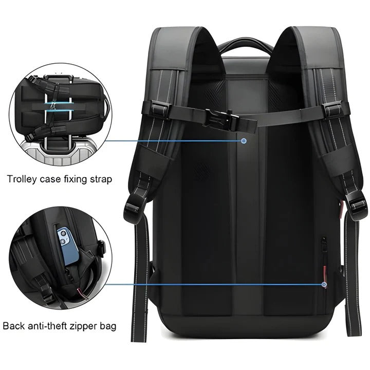 Structured Design Backpack featuring Internal Compression System